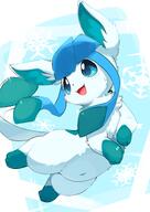amount:solo body-type:feral fluffified series:eeveelutions series:pokemon species:glaceon style:blue // 2480x3508 // 397KB