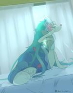 amount:solo atmosphere:bedroom atmosphere:sunlight body-type:feral body-type:semi-anthro species:primarina // 2894x3700 // 424KB