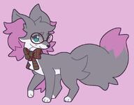 amount:solo body-type:feral glasses nerdy species:fennekin style:contrasting-colors style:no-anti-aliasing wearing-bow // 879x690 // 14KB