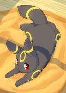 amount:solo atmosphere:home body-type:feral series:eeveelutions series:pokemon species:umbreon style:kawaii visual-teasing // 2480x3508 // 380KB