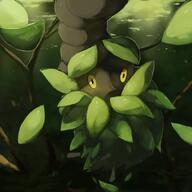 amount:solo atmosphere:forest body-type:blob species:burmy style:dim // 600x600 // 322KB