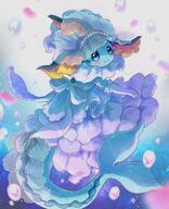amount:solo atmosphere:bubbles atmosphere:regal atmosphere:undersea body-type:feral body-type:semi-anthro bracelet dress outfit series:eeveelutions series:pokemon species:vaporeon style:kawaii // 1707x2103 // 418KB