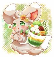 amount:solo body-type:semi-anthro feminine flower species:minccino style:girly style:outline sundae wearing-bow wearing-flower // 1308x1378 // 222KB