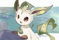 amount:solo atmosphere:shore body-type:feral inviting series:eeveelutions series:pokemon species:leafeon style:kawaii style:noisy // 1440x1000 // 304KB