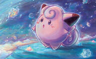 amount:solo atmosphere:space body-type:blob body-type:semi-anthro species:clefairy style:painted // 892x553 // 134KB
