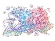 amount:solo atmosphere:flowers body-type:blob flower heart-shape species:goomy style:watercolor // 1478x1108 // 213KB