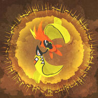 amount:solo body-type:semi-anthro hall-of-fame:bronze hall-of-fame:silver species:tapu-koko style:archaic style:lineless style:noisy style:painted // 4000x4000 // 1.9MB