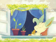 amount:solo atmosphere:town body-type:feral content hall-of-fame:bronze houseplant series:eeveelutions series:pokemon species:leafeon style:lineless style:painted // 4000x3000 // 759KB