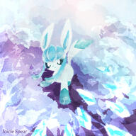 amount:solo atmosphere:powerful body-type:feral hall-of-fame:bronze hall-of-fame:silver series:eeveelutions series:pokemon species:glaceon style:lineless style:noisy style:painted // 4000x4000 // 1.8MB