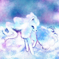 amount:solo atmosphere:snowy body-type:feral species:alolan-ninetales style:painted // 4000x4000 // 3.9MB