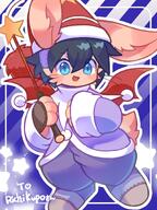 amount:solo body-type:semi-anthro magical-girl outfit species:unknown style:abstract-background style:kemono style:outline wings // 900x1200 // 175KB