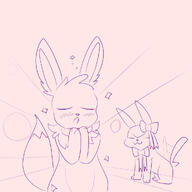 amount:pair amount:solo body-type:semi-anthro content everstone evolving series:eeveelutions series:pokemon species:eevee species:sylveon style:scribbles style:sketch tagme visual-teasing // 1000x1000 // 108KB