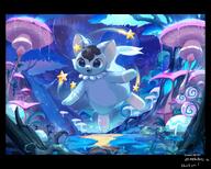 amount:solo atmosphere:fantasy atmosphere:forest atmosphere:mushroom-forest body-type:feral body-type:semi-anthro body-type:slightly-chubby hall-of-fame:bronze hall-of-fame:silver mushrooms species:unknown style:painted style:very-detailed // 2048x1647 // 443KB