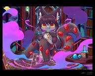 alchemy amount:solo atmosphere:evil atmosphere:fantasy body-type:anthro body-type:semi-anthro hall-of-fame:bronze magic species:fox style:kemono style:painted style:very-detailed // 2048x1647 // 371KB