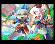 amount:pair atmosphere:fantasy body-type:semi-anthro gems hall-of-fame:bronze outfit species:unknown style:kemono style:painted style:very-detailed // 2048x1647 // 371KB