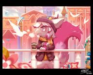 amount:solo atmosphere:city atmosphere:town body-type:semi-anthro character:parfait coffee hall-of-fame:bronze heart-eyes hoodie scarf species:cat style:intentional-blur style:kemono style:painted style:very-detailed sweater // 2048x1647 // 290KB