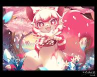 amount:solo atmosphere:fantasy atmosphere:forest atmosphere:petals atmosphere:sakura body-type:semi-anthro character:parfait gems hall-of-fame:bronze hall-of-fame:silver heart-eyes species:cat style:kemono style:painted style:very-detailed // 3741x3008 // 784KB