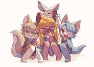 amount:multiple atmosphere:sunlight body-type:semi-anthro forehead-gem glasses hall-of-fame:bronze long-hair species:fox style: style:kemono style:playful // 2048x1451 // 246KB