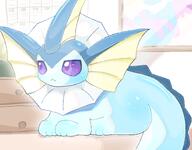amount:solo atmosphere:home body-type:feral loafing neutral-expression series:eeveelutions series:pokemon species:vaporeon style:kawaii style:playful // 1957x1530 // 440KB
