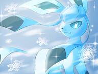 amount:solo atmosphere:blizzard atmosphere:snowy body-type:feral hall-of-fame:bronze hall-of-fame:silver series:eeveelutions series:pokemon species:glaceon style:kawaii // 1600x1200 // 234KB