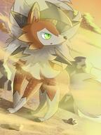 amount:solo atmosphere:desert atmosphere:sandstorm body-type:feral hall-of-fame:bronze hall-of-fame:silver species:lycanroc-(dusk) style:kawaii // 1200x1600 // 221KB