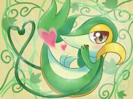 amount:solo body-type:feral hall-of-fame:bronze heart-shape species:snivy style:girly style:playful style:sparkly visual-teasing // 1600x1200 // 198KB