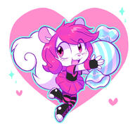 amount:solo body-type:anthro candy freckles skirt species:squirrel style:outline thigh-highs // 1297x1228 // 743KB