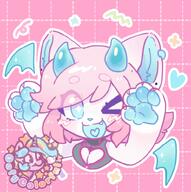 amount:solo body-type:anthro heart-shape species:dragon style:dithering style:girly style:kemono style:outline style:very-girly // 793x798 // 629KB