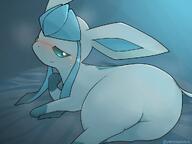 amount:solo atmosphere:bedroom body-type:feral nervous series:eeveelutions series:pokemon species:glaceon style:kawaii sweating visibly-shy visual-teasing // 1024x768 // 66KB