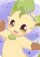 amount:solo body-type:semi-anthro series:eeveelutions series:pokemon species:leafeon style:kawaii style:kemono style:outline // 2887x4096 // 641KB