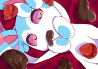 amount:solo atmosphere:valentines-day body-type:feral chocolate hall-of-fame:bronze hall-of-fame:silver series:eeveelutions series:pokemon species:shiny-pokemon species:sylveon style:contrasting-colors style:kawaii wallpaper-material // 2048x1440 // 220KB