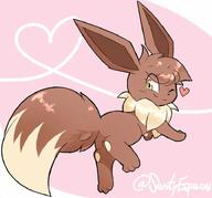 amount:solo body-type:feral body-type:semi-anthro series:pokemon species:eevee visual-teasing wink // 736x685 // 58KB
