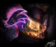 amount:multiple atmosphere:powerful atmosphere:sunlight body-type:semi-anthro casual-outfit cloak forehead-gem hall-of-fame:bronze hall-of-fame:silver shadow-effect species:dewott species:weavile style:dim style:kawaii // 1000x838 // 102KB