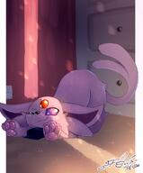 amount:solo atmosphere:home atmosphere:sunlight body-type:feral forehead-gem series:eeveelutions series:pokemon species:espeon style:dim style:kawaii style:painted // 826x1000 // 75KB