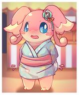 amount:solo atmosphere:festival body-type:semi-anthro kimono species:audino visibly-shy // 1861x2245 // 302KB