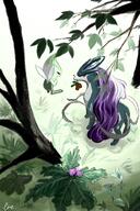 amount:pair atmosphere:field atmosphere:forest berries body-type:feral body-type:semi-anthro flower hall-of-fame:bronze species:celebi species:suicune style:over-exposure style:painted // 1333x2000 // 420KB