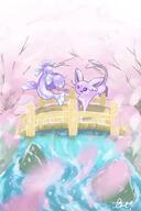 amount:pair atmosphere:asian atmosphere:fantasy atmosphere:flowers atmosphere:zen-garden body-type:feral flower forehead-gem hall-of-fame:bronze series:eeveelutions series:pokemon species:espeon species:oricorio style:playful style:scribbles // 1333x2000 // 293KB