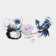 amount:multiple body-type:semi-anthro butler dress maid outfit series:pokemon species:espurr species:meowstic style:paper // 1080x1080 // 225KB