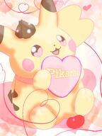 amount:solo body-type:semi-anthro chocolate collar heart-shape species:pikachu style:girly style:noisy style:playful style:very-playful // 768x1024 // 88KB