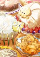 amount:solo atmosphere:bakery atmosphere:table body-type:blob cloak cookies cupcake food hall-of-fame:bronze hall-of-fame:silver species:tarountula style:intentional-blur style:painted sweets // 2067x2923 // 852KB