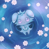 amount:solo atmosphere:fantasy atmosphere:ocean atmosphere:space body-type:semi-anthro hall-of-fame:bronze series:pokemon species:espurr style:painted // 2000x2000 // 1.0MB