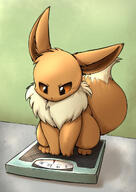 amount:solo annoyed body-type:feral fluffified series:pokemon species:eevee weighing-scale // 904x1280 // 197KB