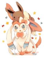 affection amount:pair body-type:feral series:eeveelutions series:pokemon species:eevee species:sylveon style:playful // 464x600 // 49KB