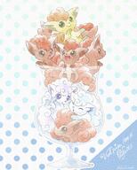 amount:multiple body-type:feral cramped species:alolan-vulpix species:shiny-pokemon species:vulpix style:outline style:pastel-colors style:playful style:watercolor // 1638x2048 // 726KB