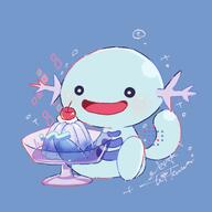 amount:solo body-type:feral body-type:semi-anthro jello species:wooper style:colored-lines style:pop // 2000x2000 // 197KB