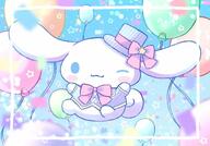 amount:solo atmosphere:confetti atmosphere:party balloons body-type:semi-anthro hall-of-fame:bronze outfit species:bunny style:girly style:intentional-blur style:playful style:very-playful top-hat wearing-bow // 1200x838 // 101KB