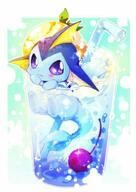 amount:solo body-type:feral creature-in-food drink series:eeveelutions series:pokemon species:vaporeon style:girly style:kawaii style:sparkly // 566x800 // 57KB