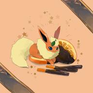 amount:solo body-type:feral chocolate hall-of-fame:bronze hall-of-fame:silver orange-(fruit) series:eeveelutions series:pokemon species:flareon style:contrasting-colors style:orange style:playful // 2048x2048 // 219KB
