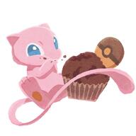 amount:solo body-type:feral cupcake eating species:mew style:lineless style:noisy // 1350x1350 // 116KB