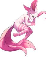 amount:solo body-type:semi-anthro forehead-gem oc series:eeveelutions series:pokemon species:espeon species:fusion species:leafeon thigh-highs // 3328x4096 // 492KB